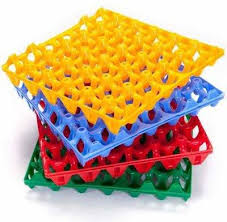 Egg Crates - Plastic ( 100 in a bundle)